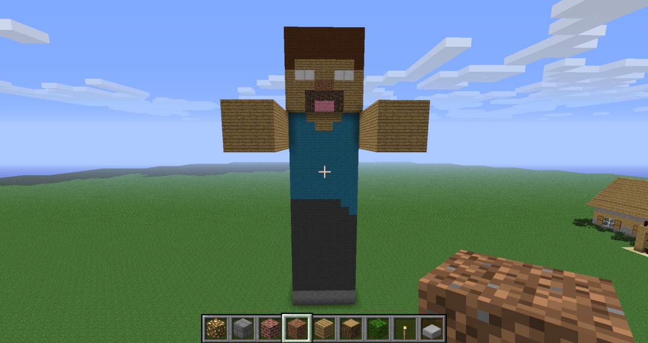 HeroBrine Statue Minecraft Map